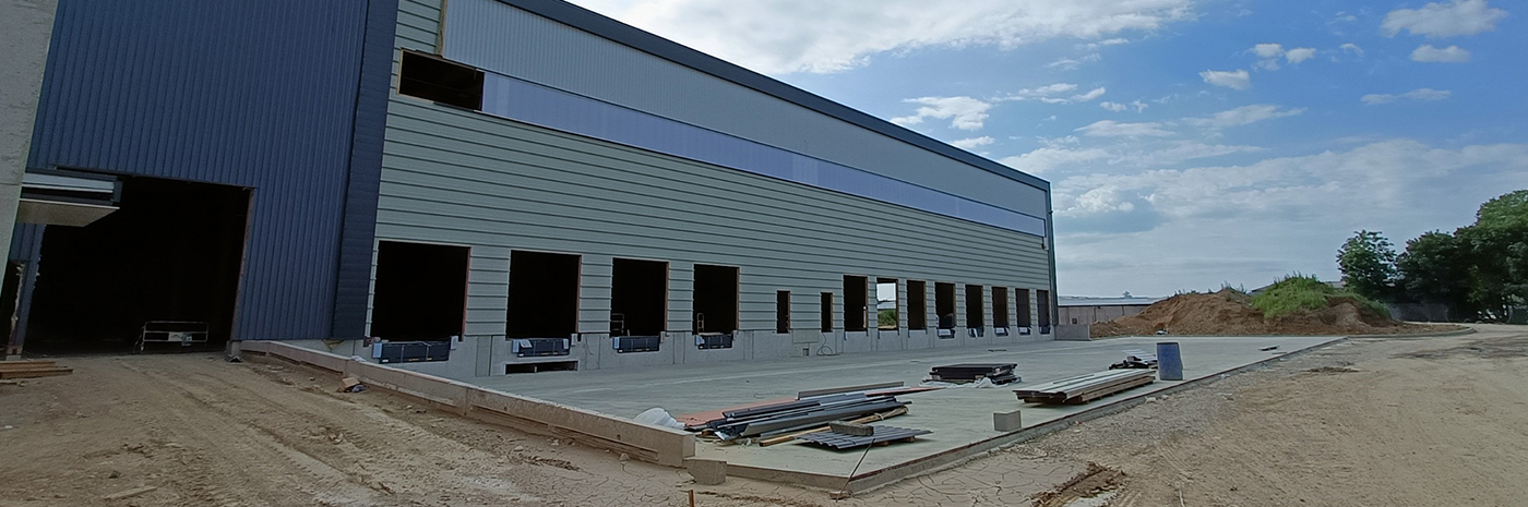 Construction des bureaux en structure bois métal