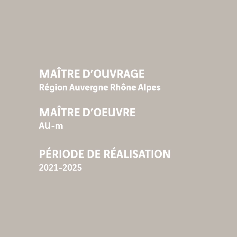 Maître d’ouvrage - Région Auvergne Rhône Alpes - 2021-2025