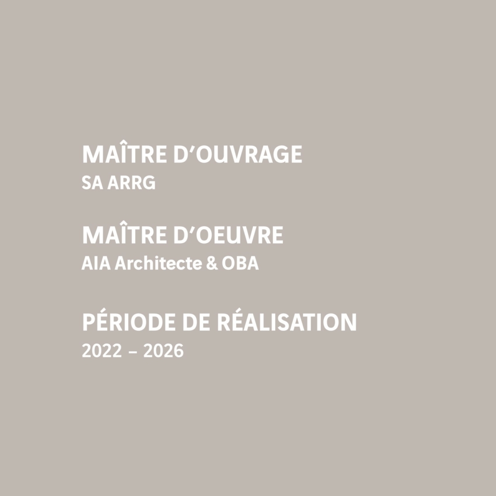 Maître d’ouvrage SA ARRG - 2022-2026 - Arbonis
