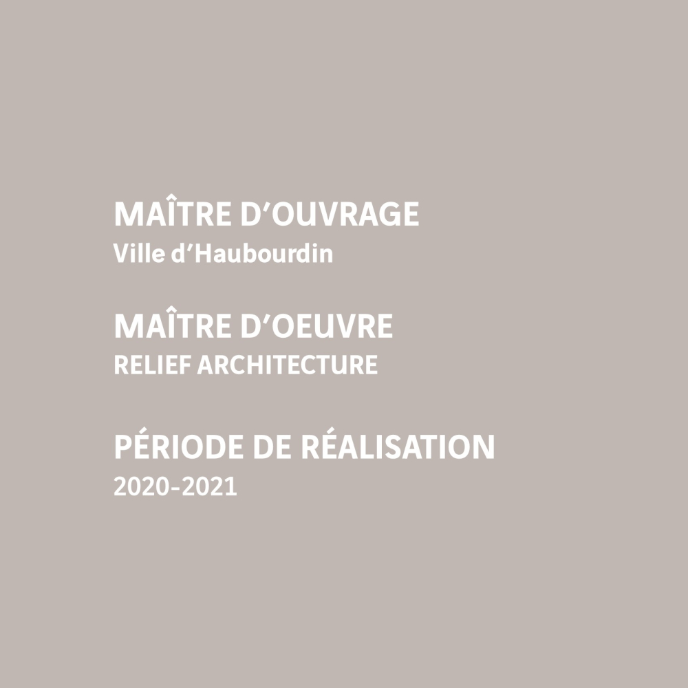 Maître d’ouvrage - Ville d’Haubourdin - 2020-2021