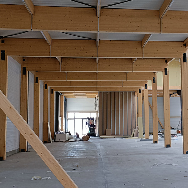 Construction de deux bâtiments - Intérieur