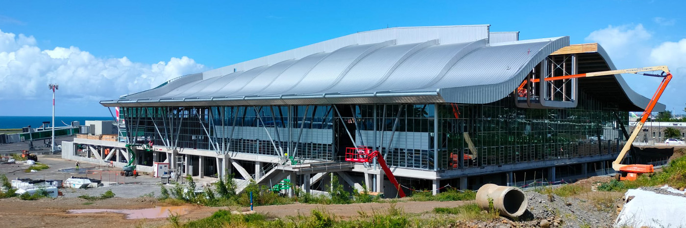 Aérogare ouest de l’Aéroport de La Réunion - Arbonis